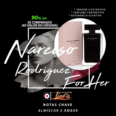 Perfume Similar Gadis 228 Inspirado em Narciso Rodriguez For Her Feminino Contratipo